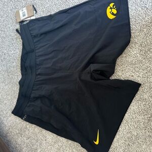 Black Nike Athletic Shorts- Iowa Hawkeye